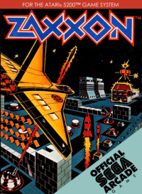 Zaxxon Atari 5200  box art